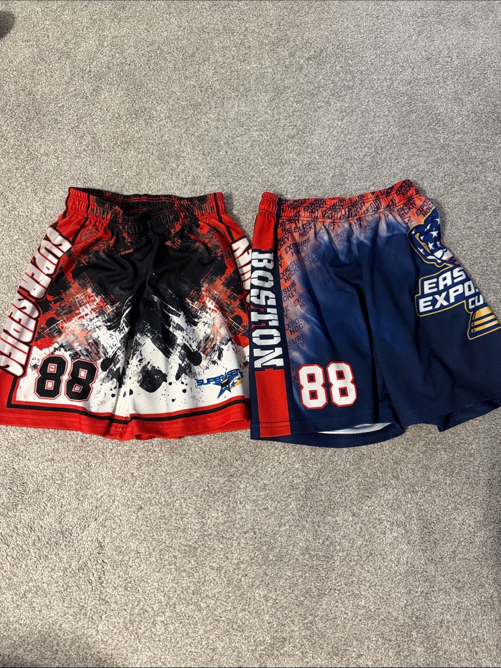 Hockey athletic shorts